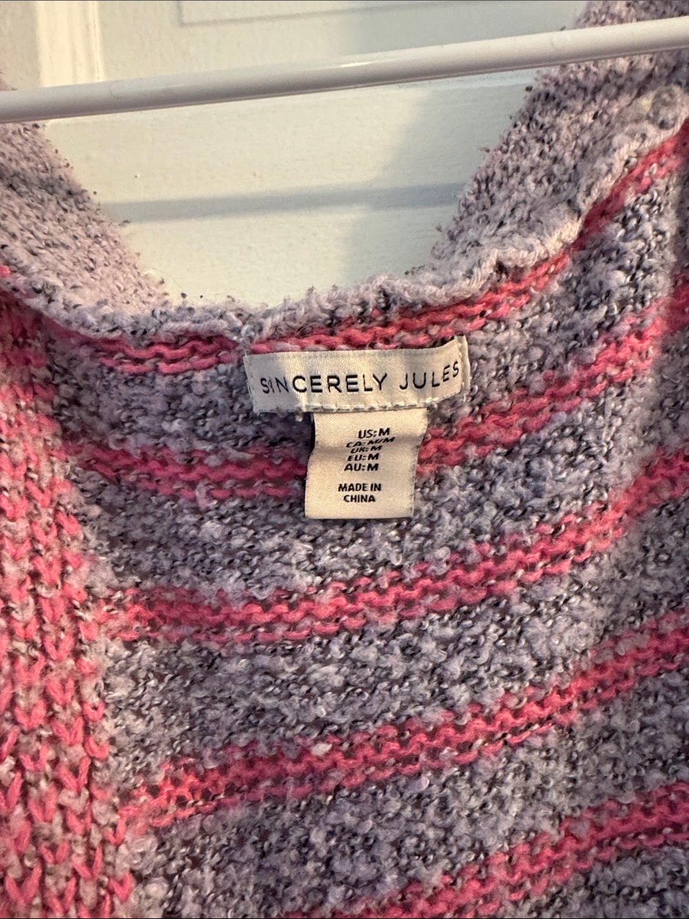 Sincerly Jules Pink Lavender Floral Patchwork Cardigan with Mustard Accents - Picture 2 of 5